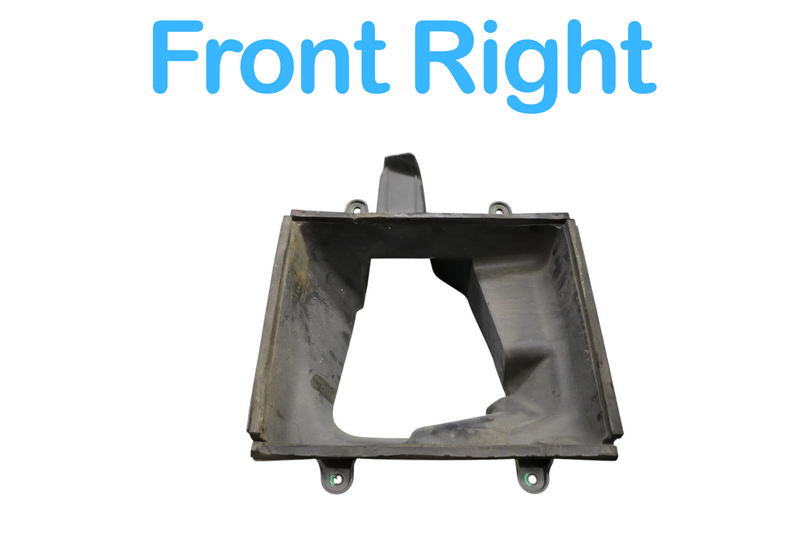 Load image into Gallery viewer, 14-18 Maserati Ghibli Front Right Intercooler Duct Shroud Black 670004139 Oem