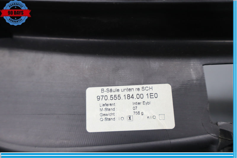 Load image into Gallery viewer, 10-16 Porsche Panamera Right Passenger Center B Pillar Trim Cover Panel Oem
