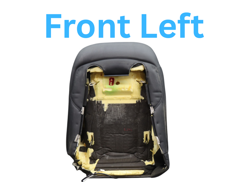 Load image into Gallery viewer, 14-17 Maserati Ghibli Front Left Driver Side Upper Seat Cushion Cover Black Oem