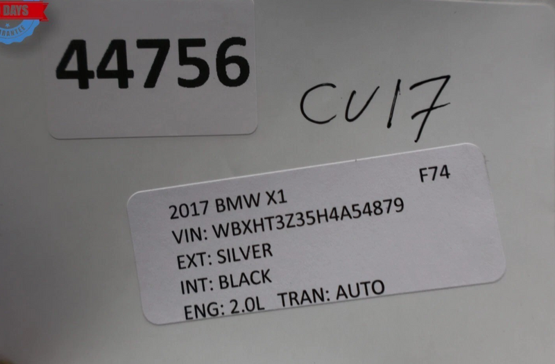 Load image into Gallery viewer, 16-22 BMW X1 F48 Front Left Driver Side Top Upper Seat Cover Cushion Leather Oem