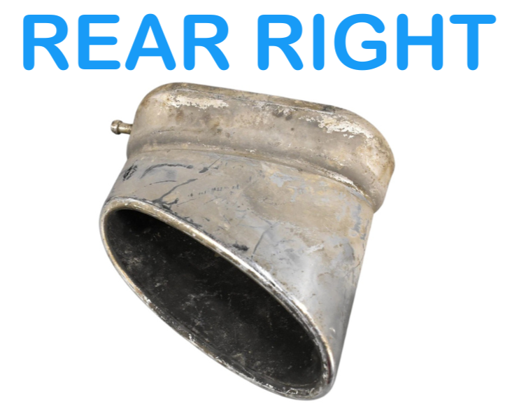 Load image into Gallery viewer, 04-12 Bentley Continental Flying Spur Rear Right Exhaust Tip 3W0253682 OEM