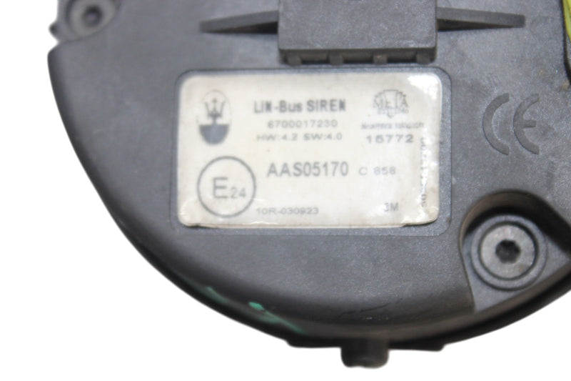 Load image into Gallery viewer, 14-24 Maserati Ghibli M157 Anti Theft Alarm Siren Horn Signal 6700017230 Oem