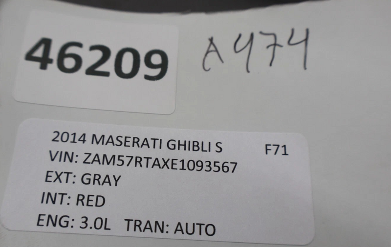 Load image into Gallery viewer, 14-18 Maserati Ghibli S Center Dash Dashboard Analog Clock Black 670021647 Oem