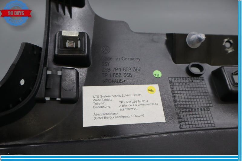 Load image into Gallery viewer, 11-17 Volkswagen VW Touareg Front Left Driver Side Lower Dash Panel Cover Oem