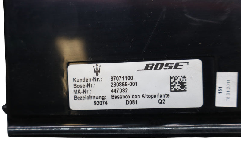 Load image into Gallery viewer, 03-19 Maserati Quattroporte M139 Front Bose Subwoofer Sound Speaker Oem