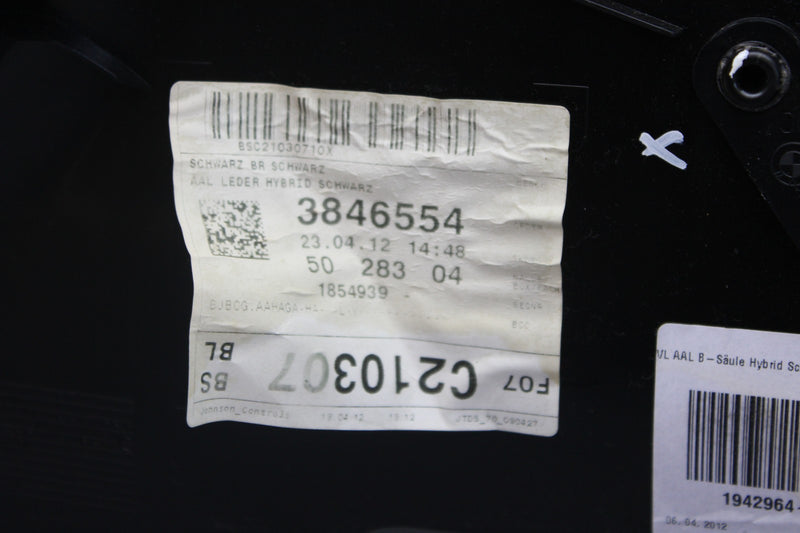 Load image into Gallery viewer, 10-17 BMW 535XI GT 550i GT Left Driver Side Center B-Pillar Trim 1751552 Oem