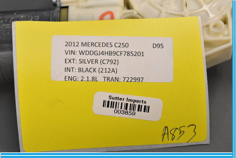 Load image into Gallery viewer, 08-14 Mercedes W204 C250 E350 Front Left Side Door Window Regulator Motor Oem