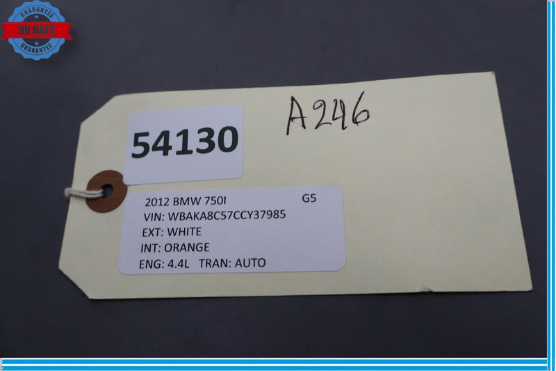 Load image into Gallery viewer, 09-15 BMW 740i 740Li 750i Fuel Tank Door Lid Trim White 51177198167 Oem