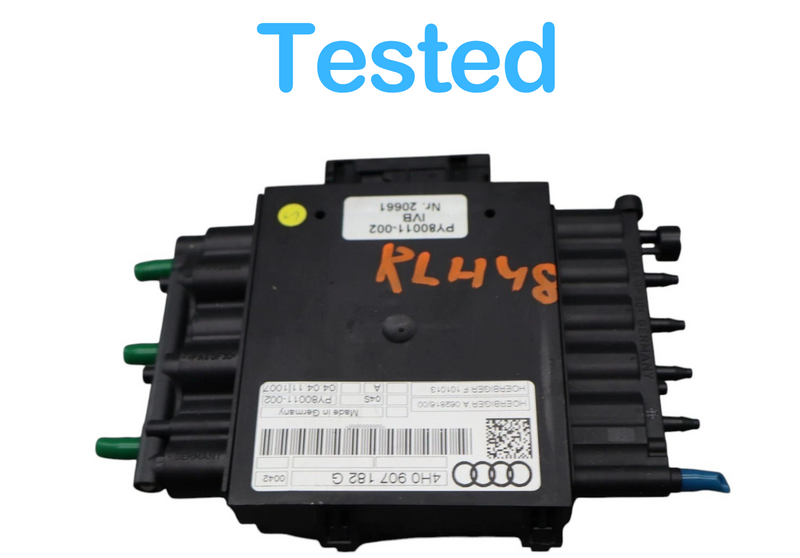 Load image into Gallery viewer, 11-18 Audi A8 Quattro Rear Left Seat Lumbar Control Module Unit 4H0907182G Oem