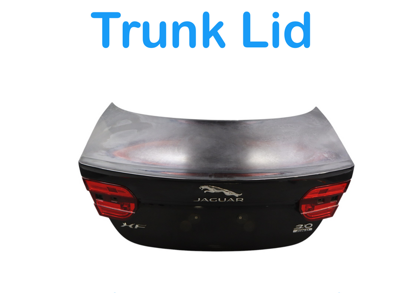 Load image into Gallery viewer, 12-15 Jaguar X250 XF XFR XFR-S Rear Trunk Lid Shell Panel Black Oem