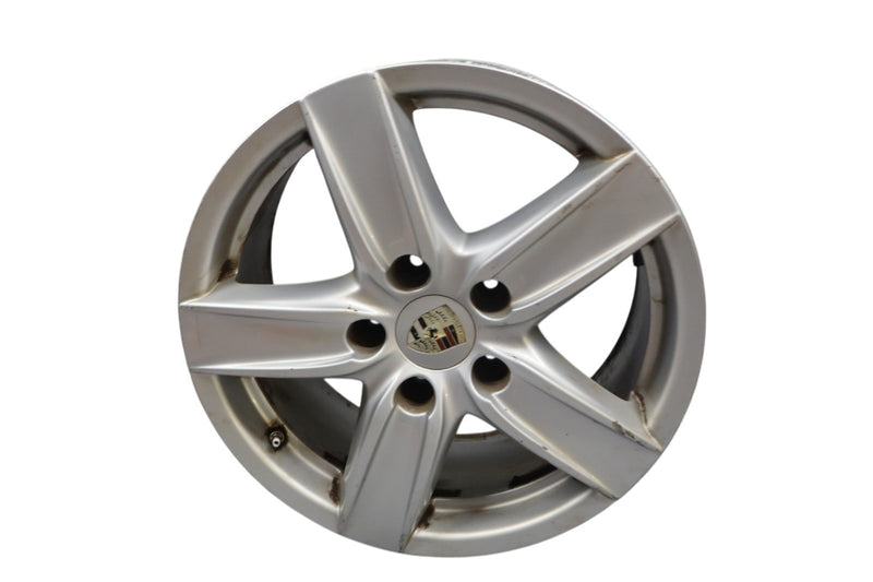 Load image into Gallery viewer, 11-18 Porsche Cayenne 958 18" 5 Spoke Alloy Wheel Rim 8Jx18 ET53 7P5601025D Oem