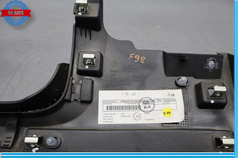 Load image into Gallery viewer, 11-17 Volkswagen VW Touareg Front Left Driver Lower Dash Panel Cover Oem