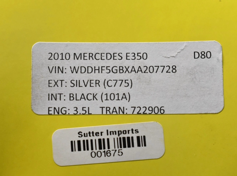 Load image into Gallery viewer, 06-16 Mercedes E350 E550 Left and Right Side Baggage Luggage Roof Rack Rail Oem