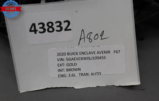 18-24 Buick Enclave Avenir Front Left Outside Exterior Door Handle 13531198 OEM