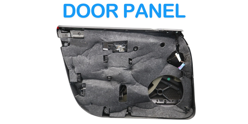 Load image into Gallery viewer, 10-16 Porsche Panamera 970 Front Right Side Interior Door Panel Black Oem