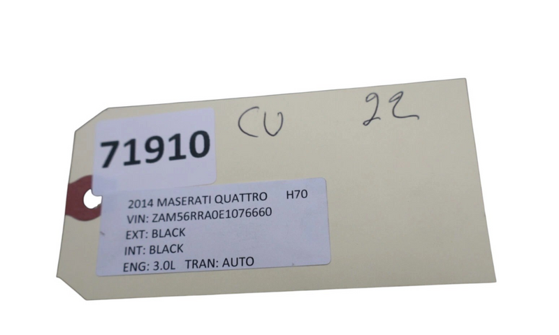 Load image into Gallery viewer, 14-17 Maserati Quattroporte M156 Front Right Top Upper Seat Cushion Black Oem