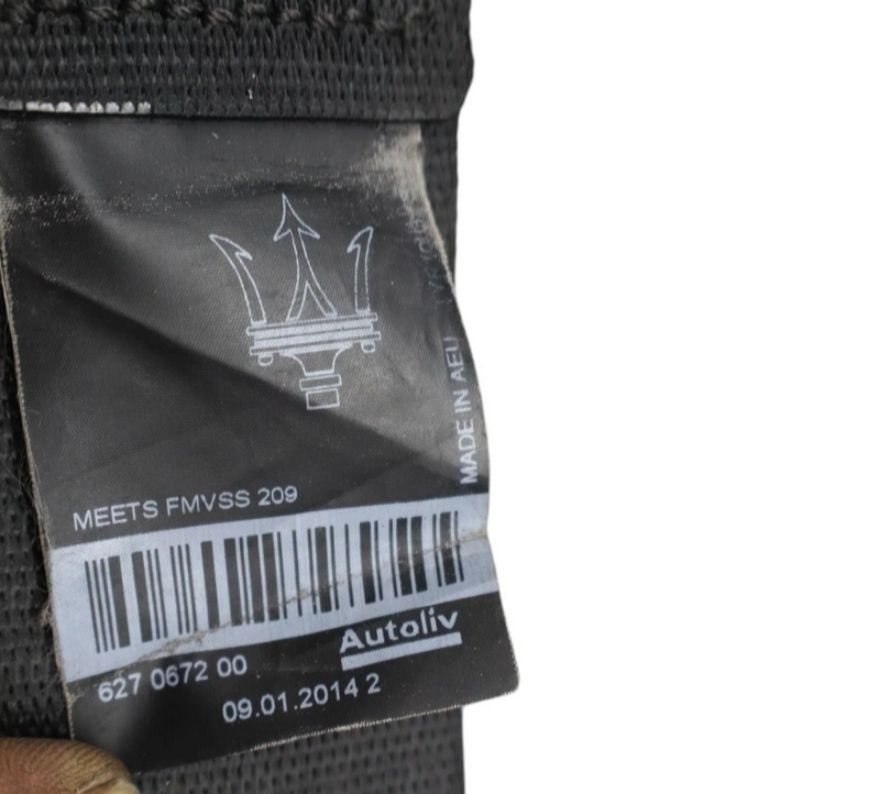 Load image into Gallery viewer, 14-22 Maserati Ghibli Front Right Passenger Side Seatbelt Retractor Black Oem