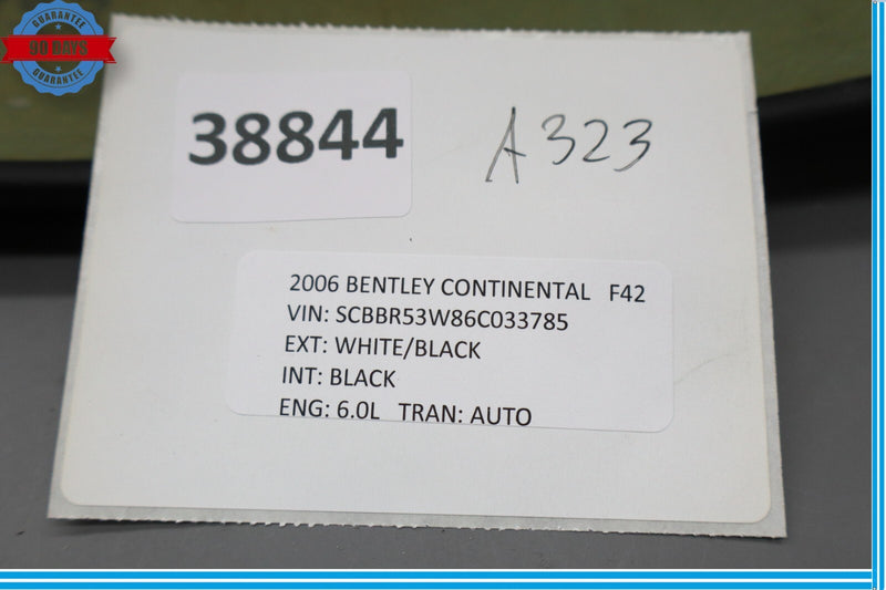 Load image into Gallery viewer, 06-12 Bentley Continental Flying Spur Front Right Seat Cover Back Trim Panel Oem