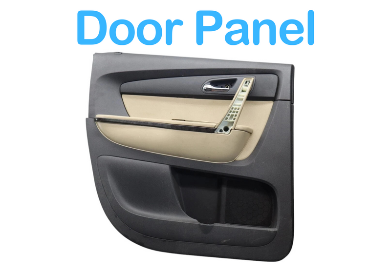 Load image into Gallery viewer, 07-12 GMC Acadia Denali Rear Left Driver Side Interior Door Panel Black OEM
