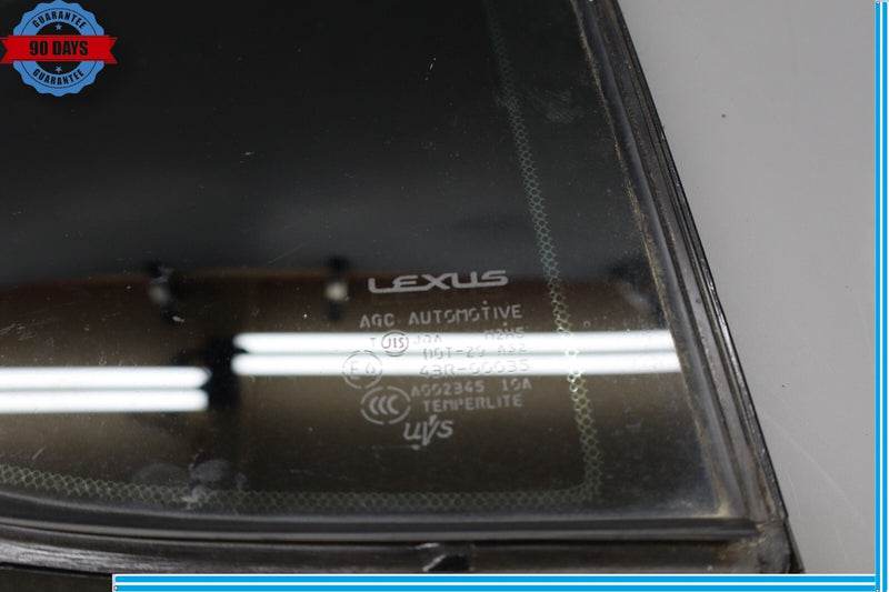 Load image into Gallery viewer, 07-17 Lexus LS460 Rear Right Passenger Door Corner Quarter Window Glass Oem