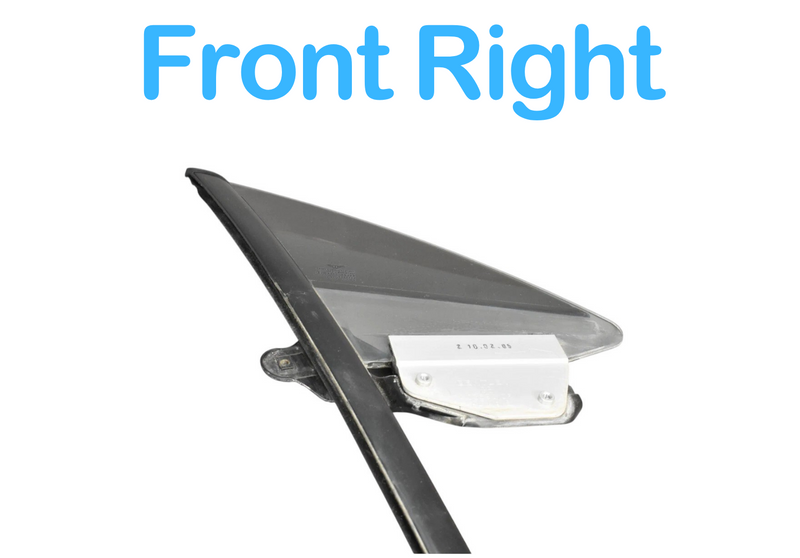 Load image into Gallery viewer, 03-10 Bentley Continental GT Front Right Passenger Side Vent Glass Window Oem