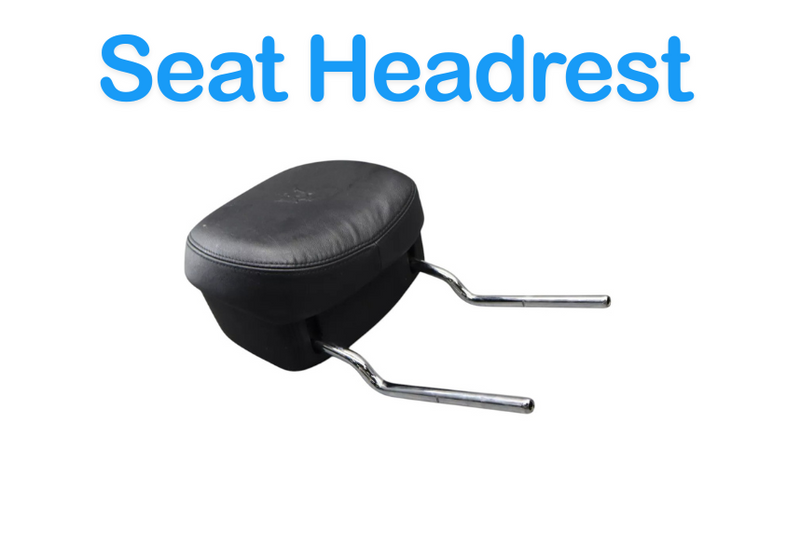 Load image into Gallery viewer, 14-20 Maserati Ghibli M157 Front Left Seat Headrest Head Rest Black OEM