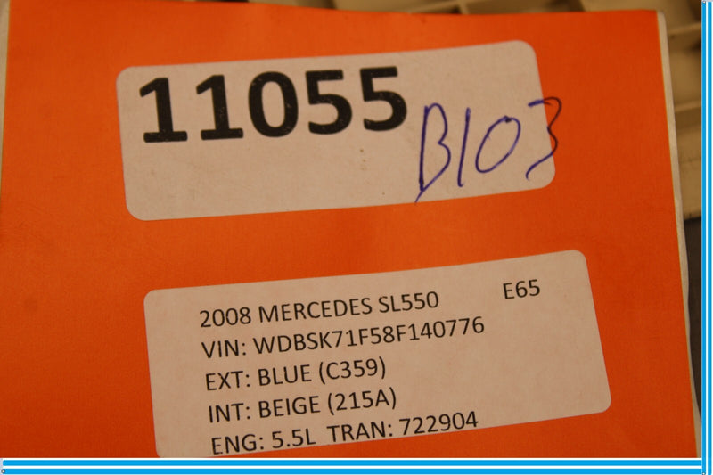 Load image into Gallery viewer, 03-12 Mercedes R230 SL550 SL55 AMG Rear Right Seat Outside Recline Cover Oem