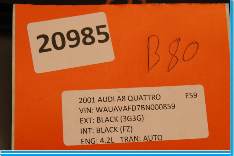 Load image into Gallery viewer, 11-18 Audi A8 Quattro Front Left Driver Side Center A Pillar Trim Panel Oem