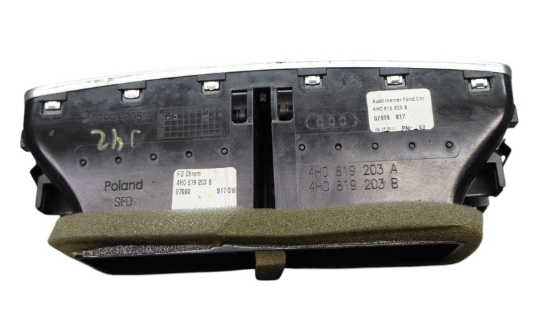 Load image into Gallery viewer, 11-18 Audi A8 Quattro Rear Center Console HVAC A/C Ac Heater Air Vent Oem