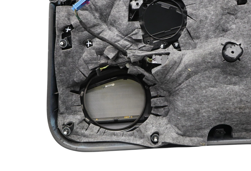 Load image into Gallery viewer, 11-18 Audi A8 Quattro Front Left Driver Side Interior Door Panel Black Suede Oem