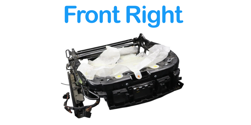 Load image into Gallery viewer, 07-15 Audi Q7 Front Right Passenger Side Lower Seat Rail Frame W/ Motor Oem