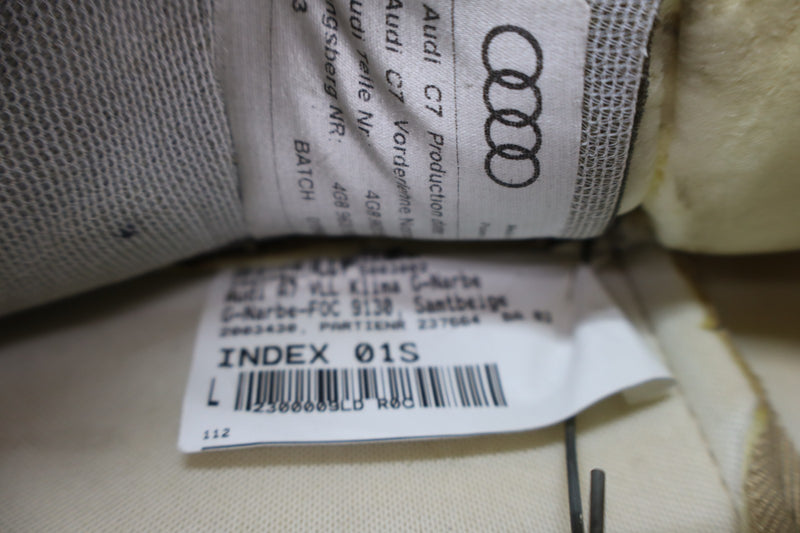 Load image into Gallery viewer, 12-18 Audi A7 Quattro Front Left Driver Side Top Upper Seat Cushion Cover Oem