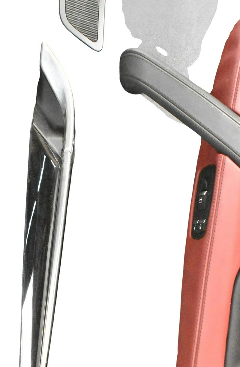 Load image into Gallery viewer, 14-17 Maserati Ghibli Rear Left Complete Interior Door Panel 06700086140 Oem