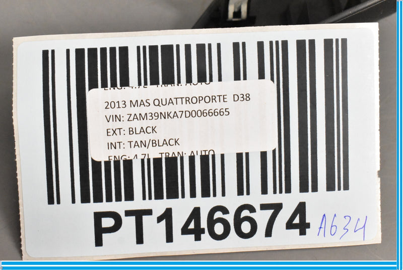 Load image into Gallery viewer, 04-13 Maserati Quattroporte M139 Front Right Door Window Triangle Trim Cover Oem