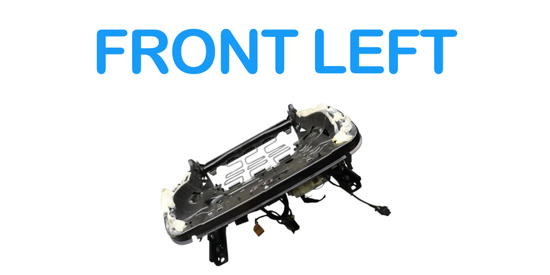 Load image into Gallery viewer, 10-16 Porsche Panamera Front Left Side Seat Lower Frame Rail Track W/ Motor Oem