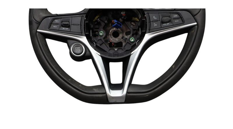 Load image into Gallery viewer, 17-22 Alfa Romeo Giulia Steering Wheel Black Leather w/ Switch Buttons Oem