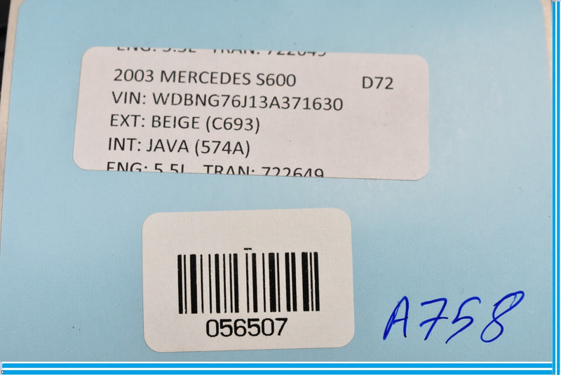 Load image into Gallery viewer, 00-06 Mercedes W220 S500 S600 Parktronic Sensor Display Warning Buzzer Oem