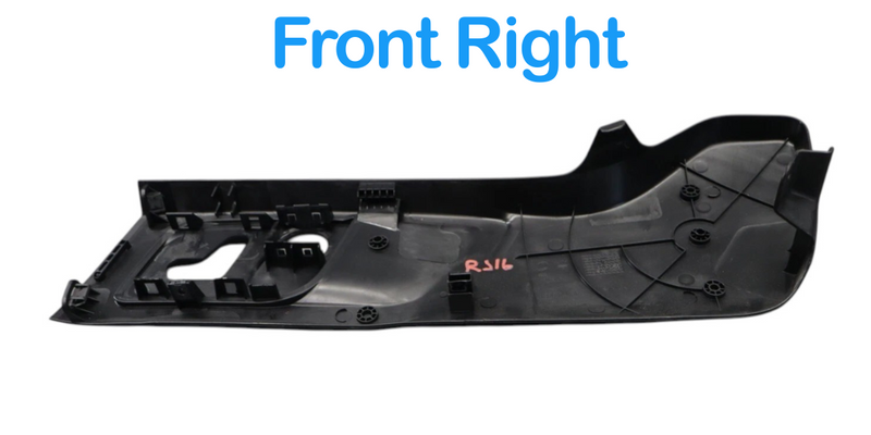 Load image into Gallery viewer, 14-22 Maserati Ghibli M157 Front Right Side Seat Switch Cover Trim Black Oem