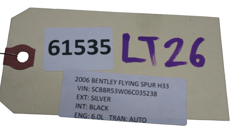 Load image into Gallery viewer, 06-13 Bentley Continental Flying Spur Rear Bumper Mount Support Bracket Oem