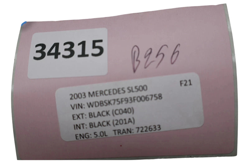 Load image into Gallery viewer, 03-12 Mercedes R230 SL500 Convertible Right Roof Main Top Drive Lift Cylinder