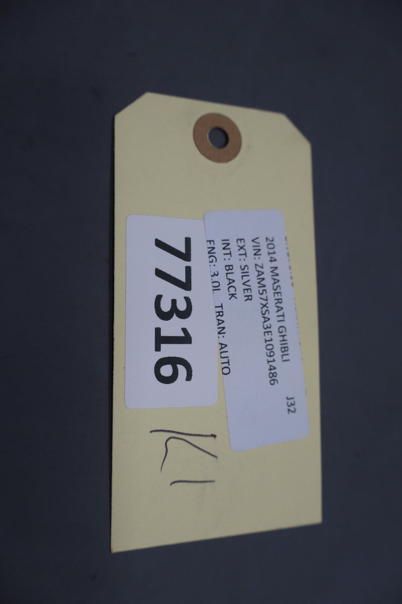 Load image into Gallery viewer, 14-20 Maserati Ghibli S M157 Front Left Side Door Mirror Corner Trim Panel Oem