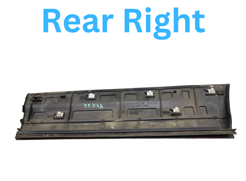 Load image into Gallery viewer, 11-18 Porsche Cayenne 958 Rear Right Passenger Side Lower Door Molding Trim Oem