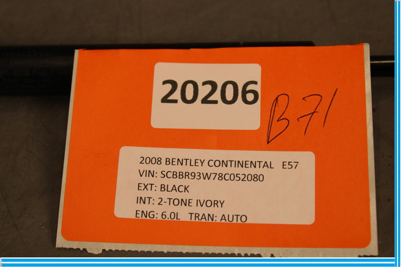 Load image into Gallery viewer, 04-12 Bentley Continental Left Driver Side Boot Lid Suspension Struts Oem