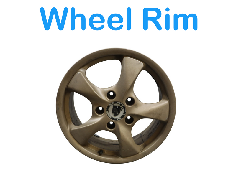 Load image into Gallery viewer, 01-02 Porsche Boxster 986 Front Alloy Wheel Rim Disc 17x7 17" R17 Silver Oem