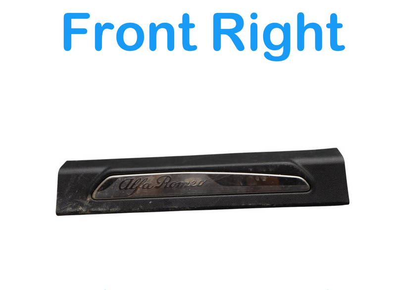 Load image into Gallery viewer, 17-23 ALFA Romeo Stelvio Front Right Passenger Side Door Sill Scuff Plate Oem