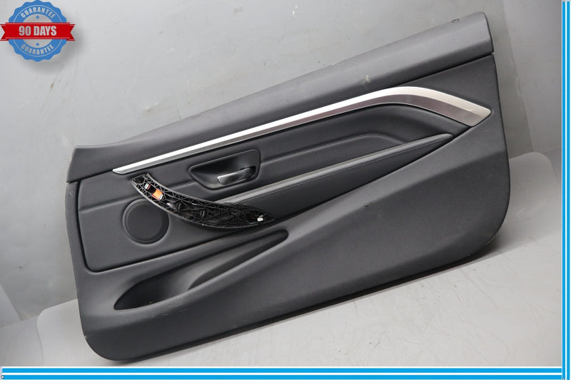 Load image into Gallery viewer, 14-20 BMW 428i Front Right Passenger Side Interior Door Panel Cover Black Oem