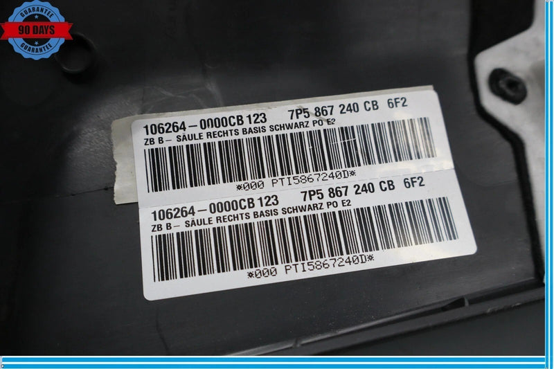 Load image into Gallery viewer, 11-18 Porsche Cayenne 958 S Hybrid Right Upper B-Pillar Cover Trim Suede OEM