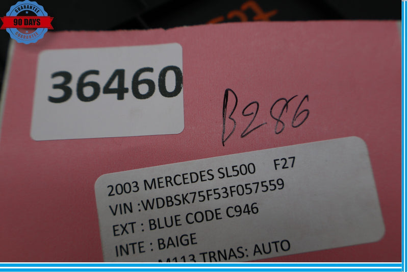Load image into Gallery viewer, 03-06 Mercedes R230 SL500 SL65 Rear Right Side Storage Compartment Lid Cover Oem
