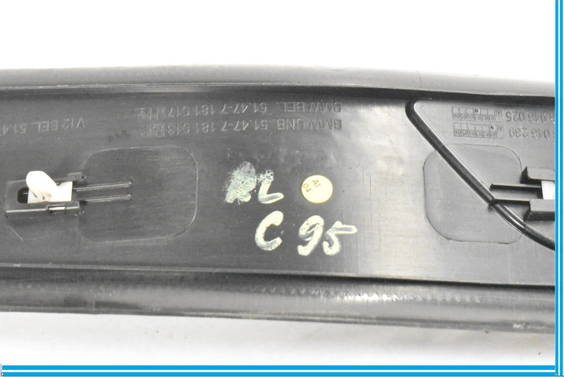 Load image into Gallery viewer, 09-15 BMW 750i F01 Rear Left Door Sill Scuff Plate Trim 51478046289 Oem