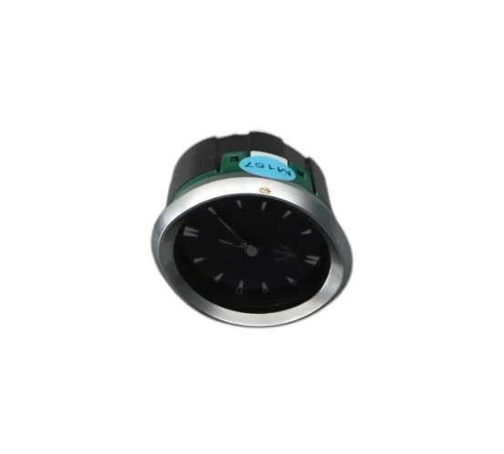 Load image into Gallery viewer, 14-18 Maserati Ghibli S Center Dash Dashboard Analog Clock Black 670021647 Oem